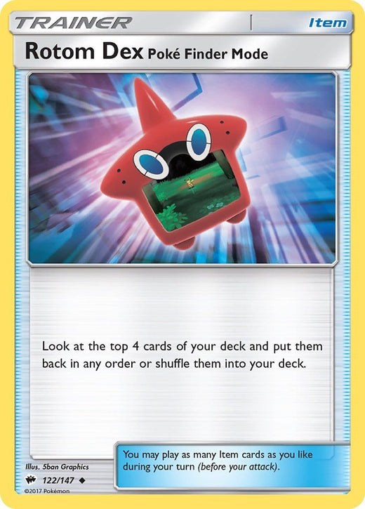 Rotom Dex: Poké Finder Mode 122/147