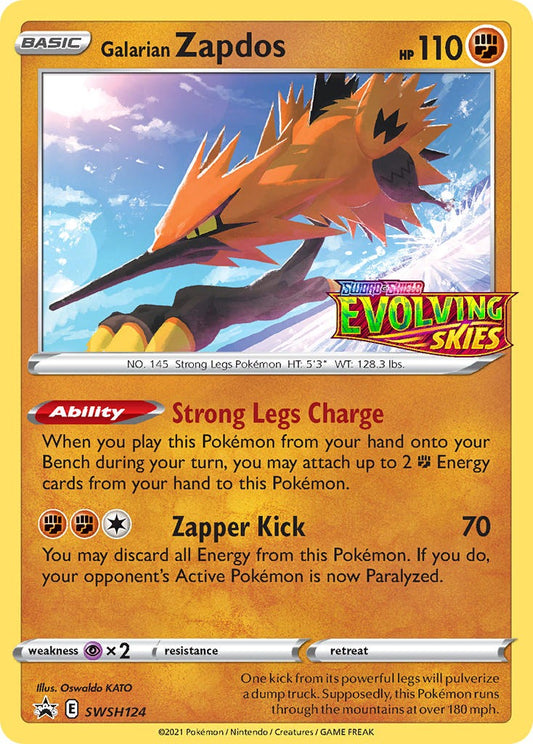 Galarian Zapdos SWSH124