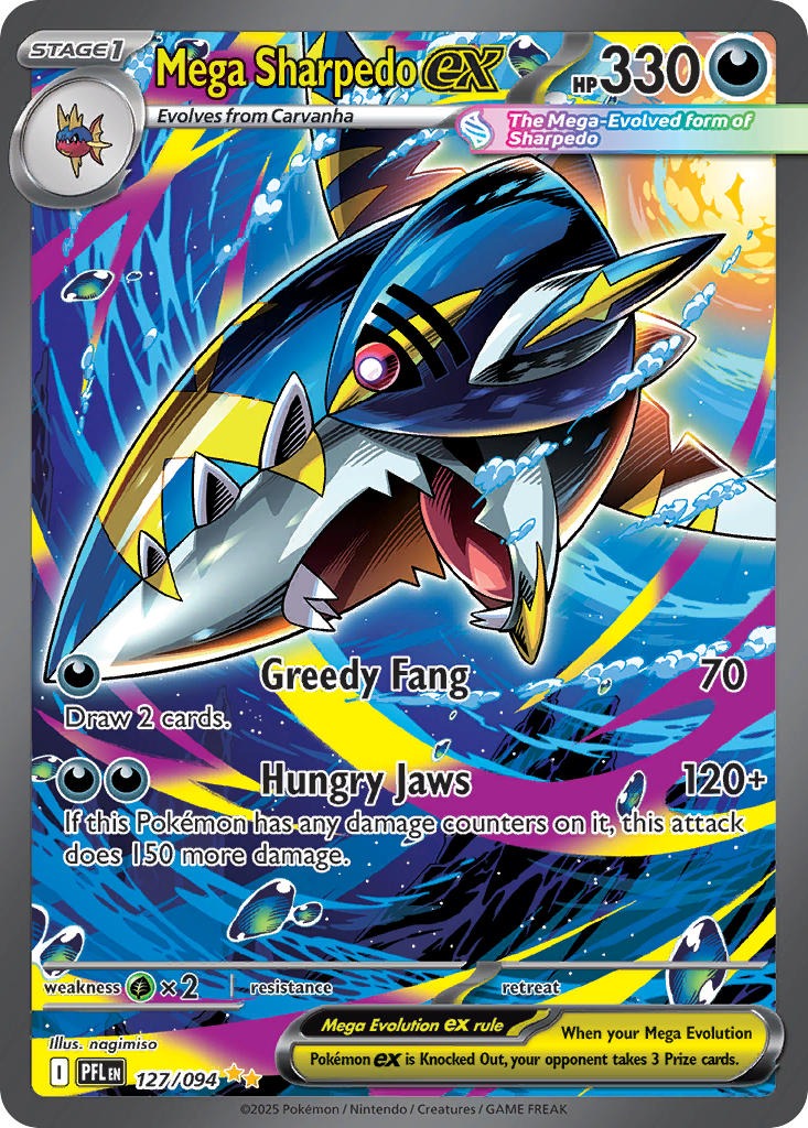 Mega Sharpedo ex 127/094