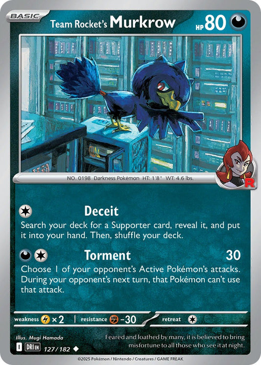 Team Rocket’s Murkrow 127/182