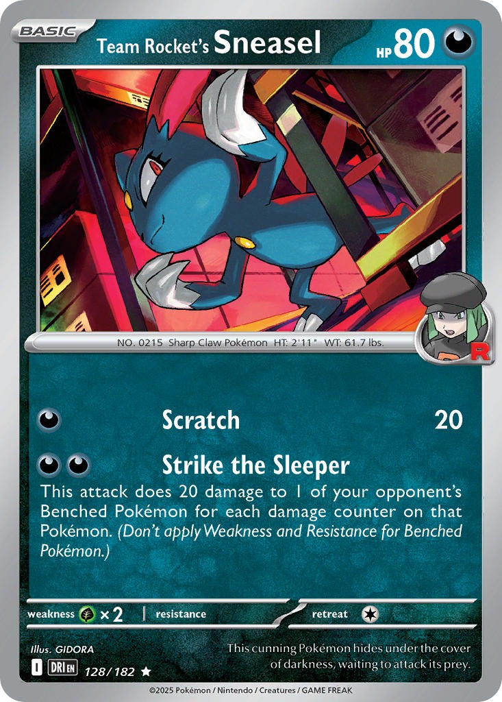 Team Rocket’s Sneasel 128/182