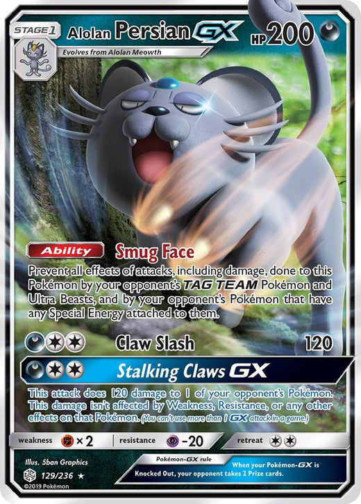 Alolan Persian GX 129/236