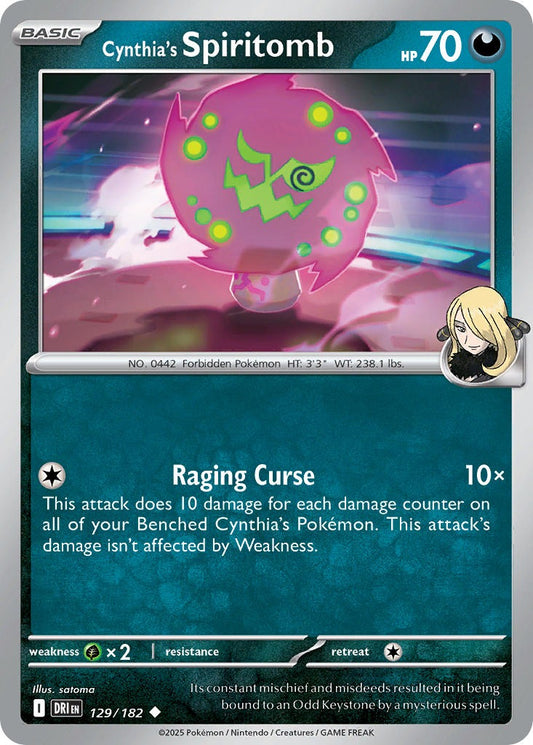 Cynthia’s Spiritomb 129/182