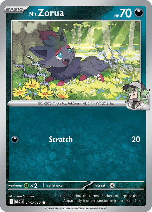 N’s Zorua 136/217