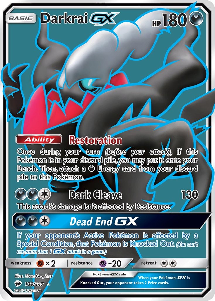 Darkrai GX 139/147