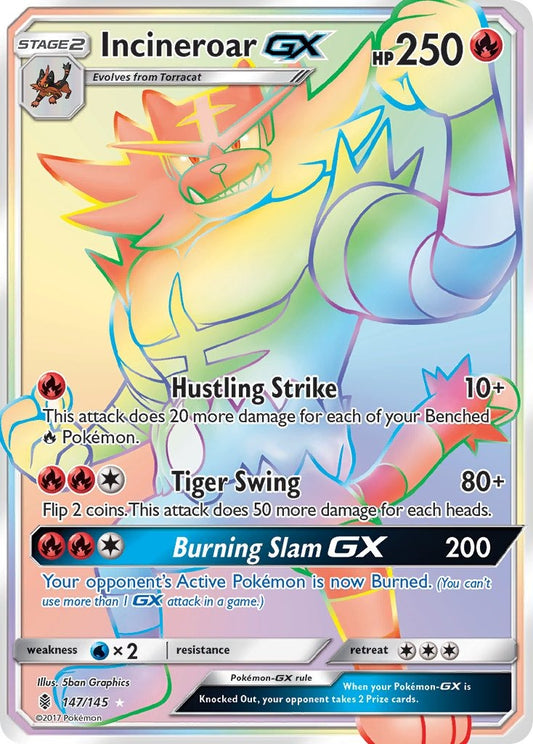 Incineroar GX 147/145