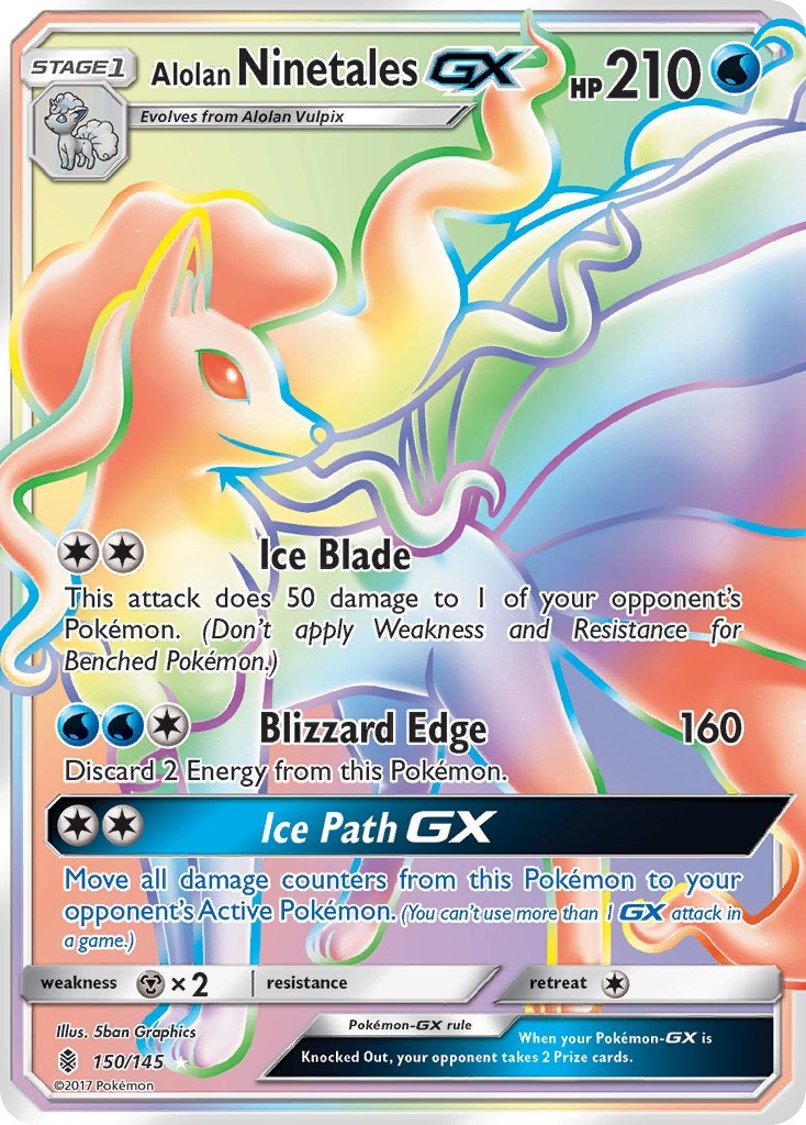 Alolan Ninetales GX 150/145