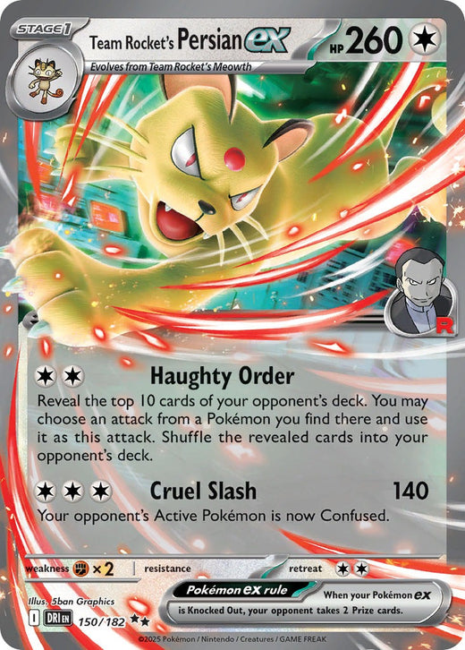 Team Rocket’s Persian ex 150/182