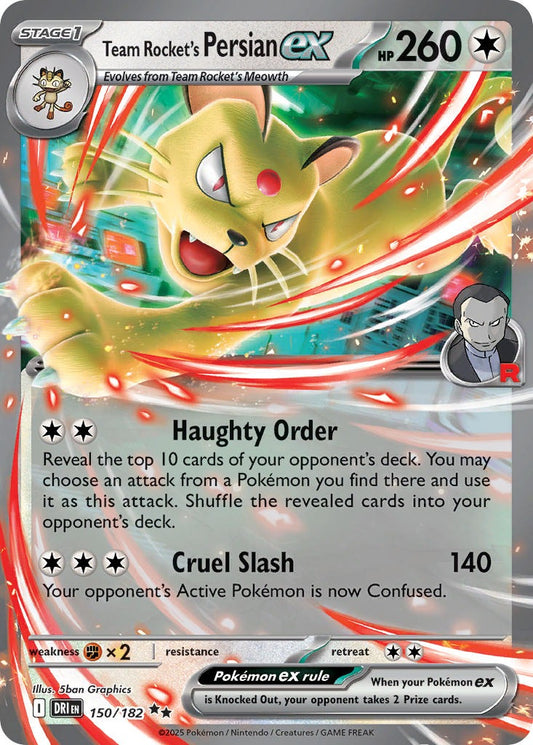 Team Rocket’s Persian ex 150/182
