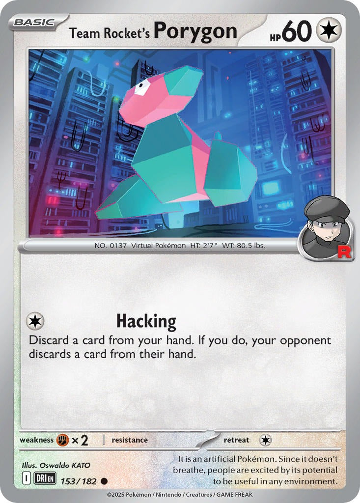 Team Rocket’s Porygon 153/182
