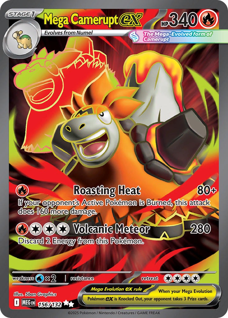 Mega Camerupt ex 156/132