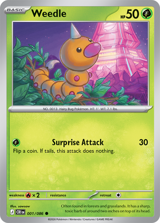Weedle 001/086