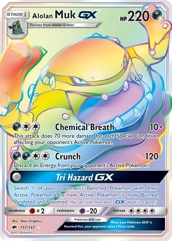 Alolan Muk GX 157/147