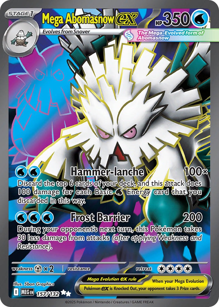 Mega Abomasnow ex 157/132