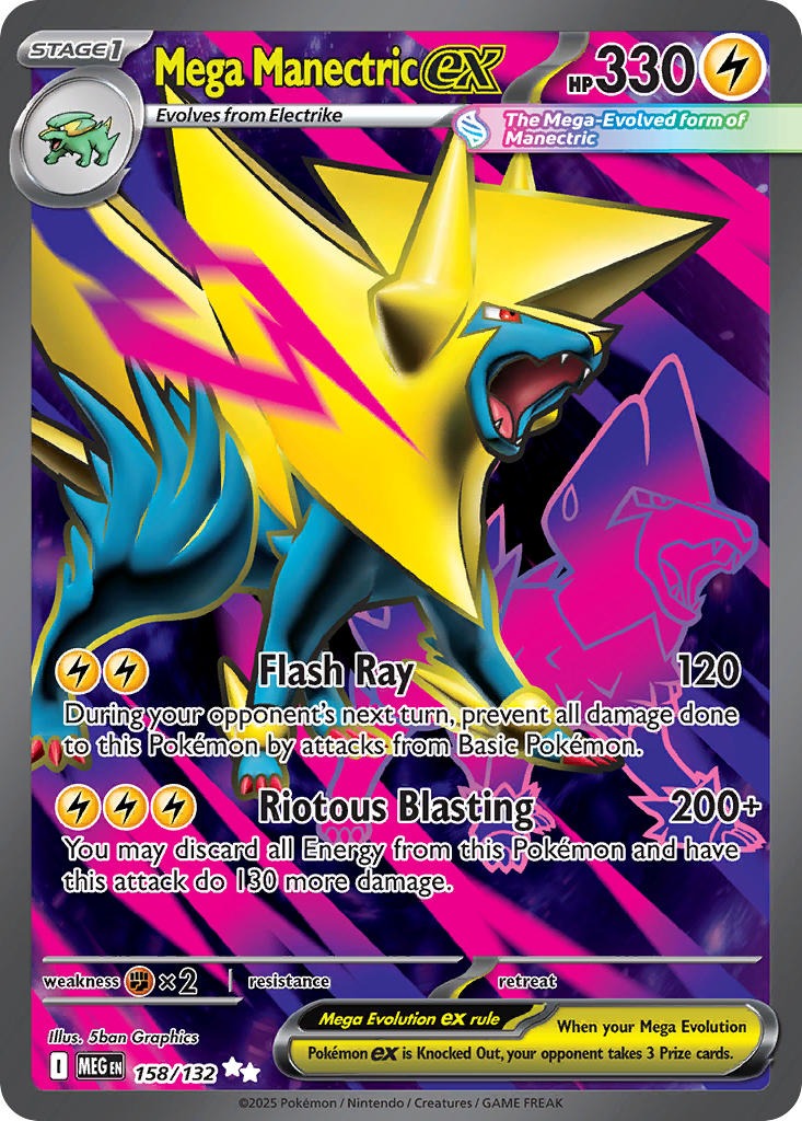 Mega Manectric ex 158/132