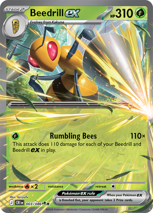 Beedrill ex 003/086