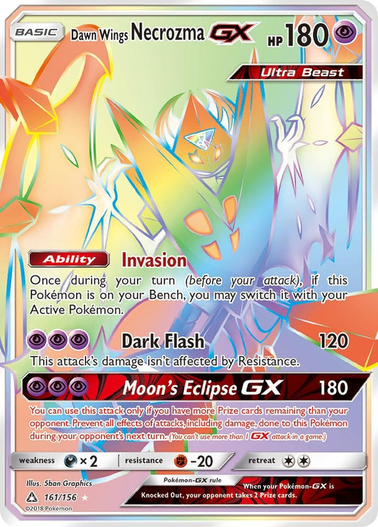 Dawn Wings Necrozma GX 161/156