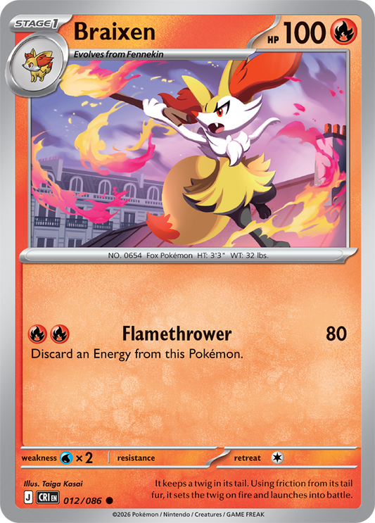 Braixen 012/086