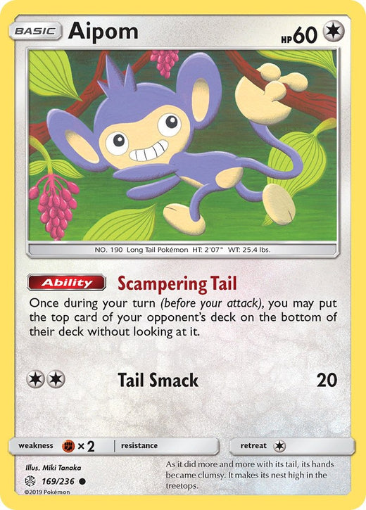 Aipom 169/236