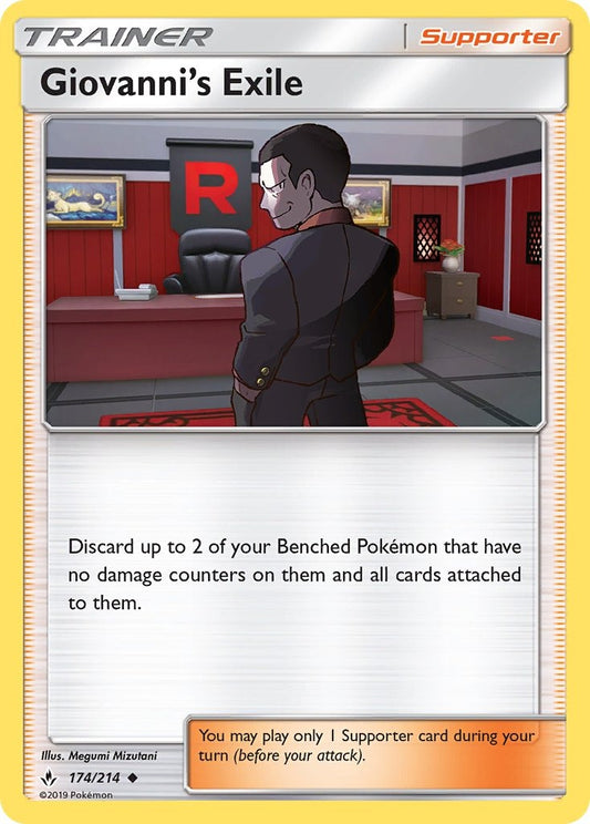 Giovanni’s Exile 174/214