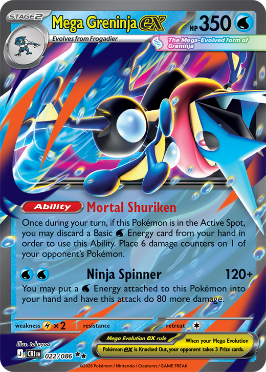 Mega Greninja ex 022/086