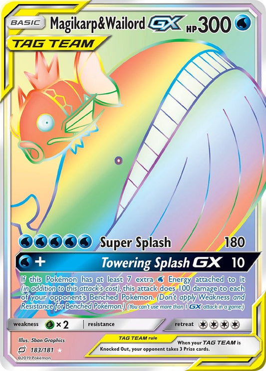 Magikarp & Wailord GX 183/181