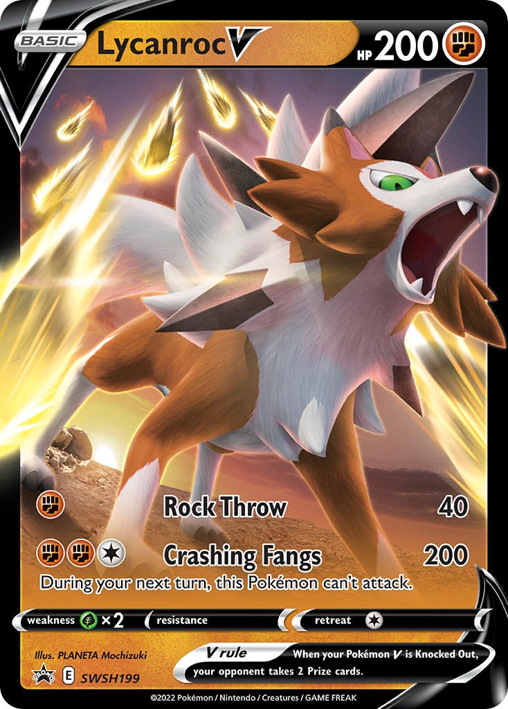 Lycanroc V SWSH199