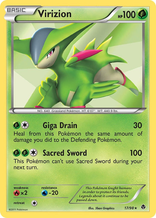 Virizion 17/98