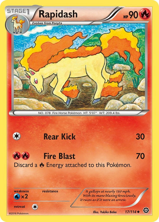 Rapidash 17/114