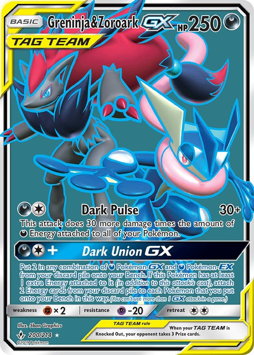 Greninja & Zoroark GX 200/214