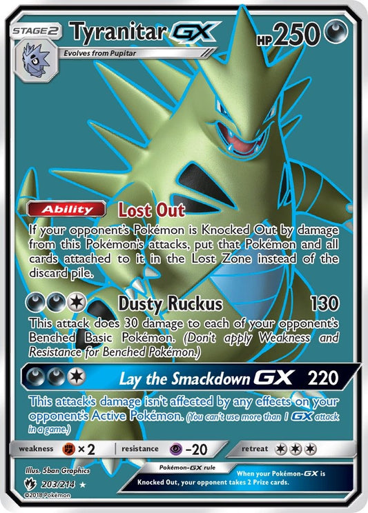 Tyranitar GX 203/214