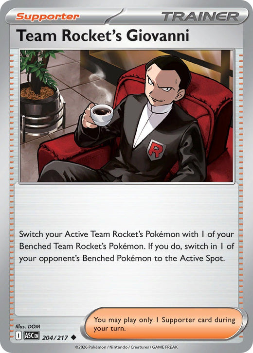 Team Rocket’s Giovanni 204/217