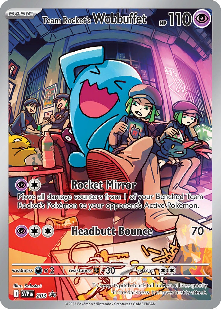Team Rocket's Wobbuffet 203