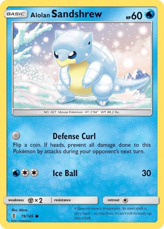 Alolan Sandshrew 019/145