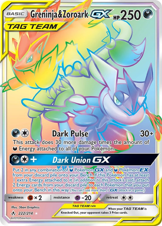 Greninja & Zoroark GX 222/214