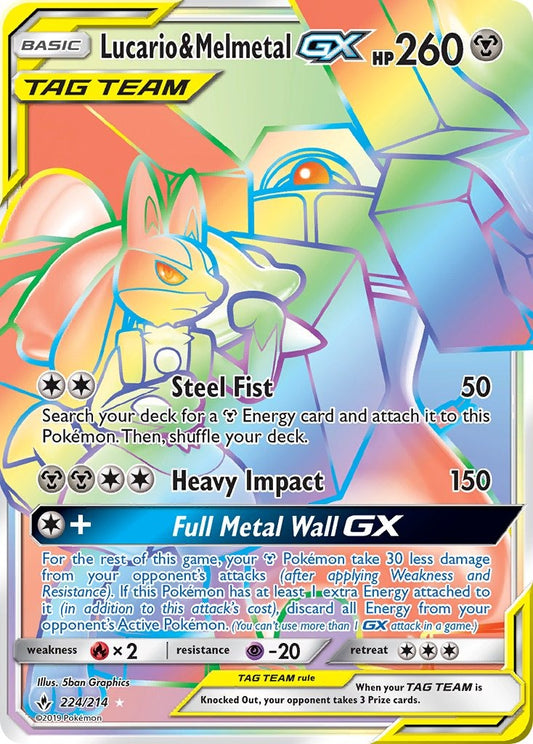 Lucario & Melmetal GX 224/214