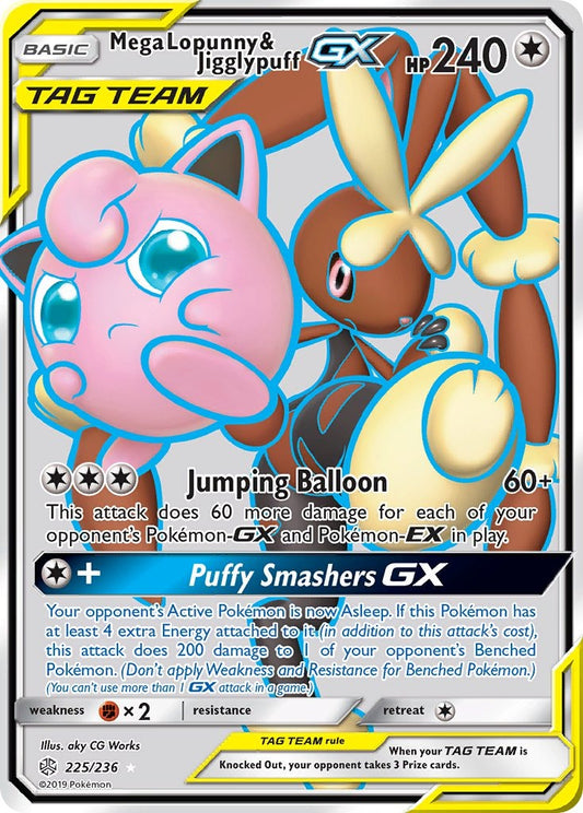 Mega Lopunny & Jigglypuff GX 225/236