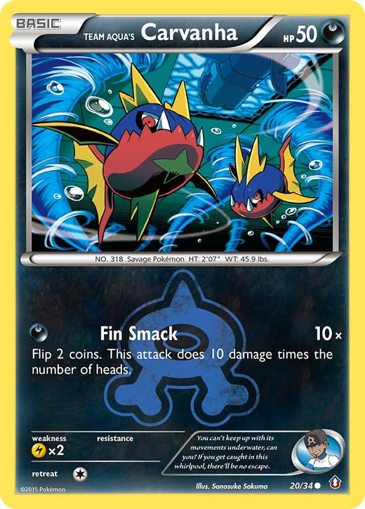 Team Aqua's Carvanha 20/34