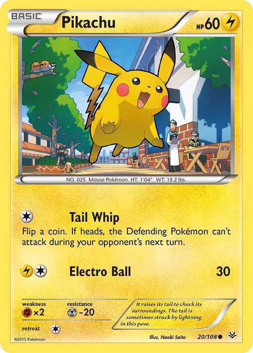 Pikachu 20/108
