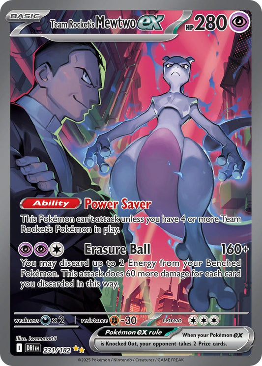 Team Rocket’s Mewtwo ex 231/182
