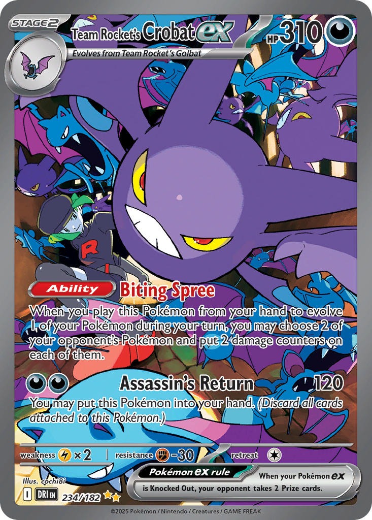 Team Rocket’s Crobat ex 234/182