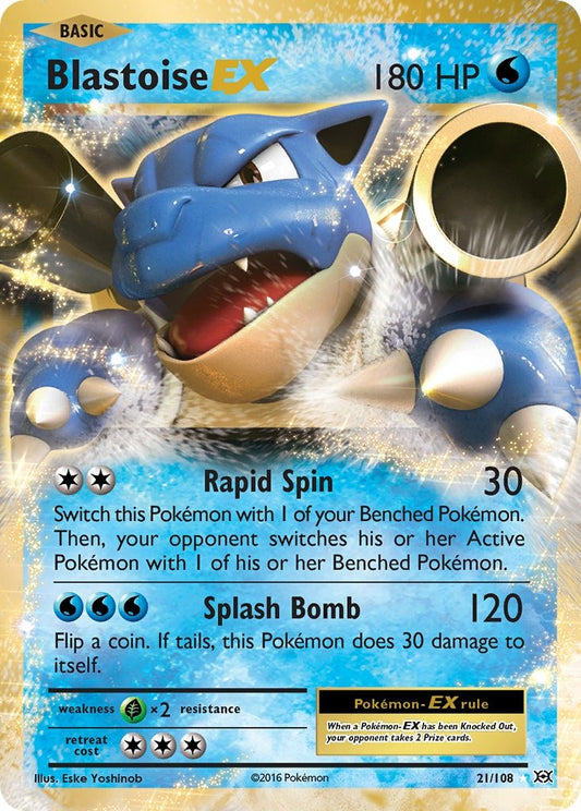 Blastoise EX 21/108