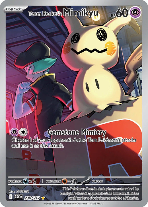 Team Rocket’s Mimikyu 238/217
