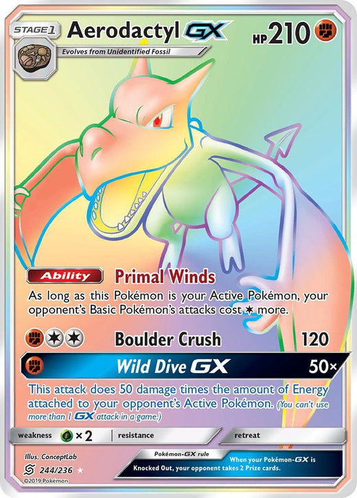 Aerodactyl GX 244/236