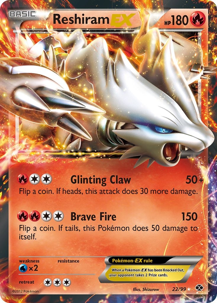 Reshiram EX 22/99