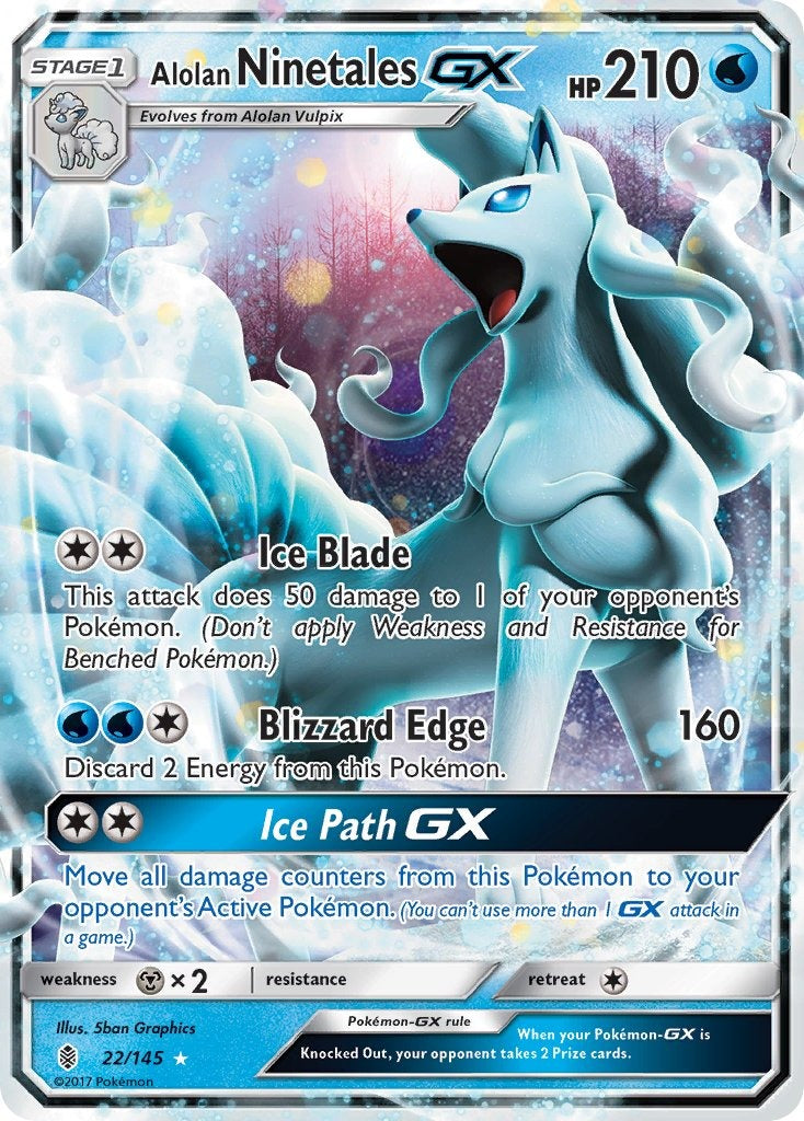 Alolan Ninetales GX 022/145