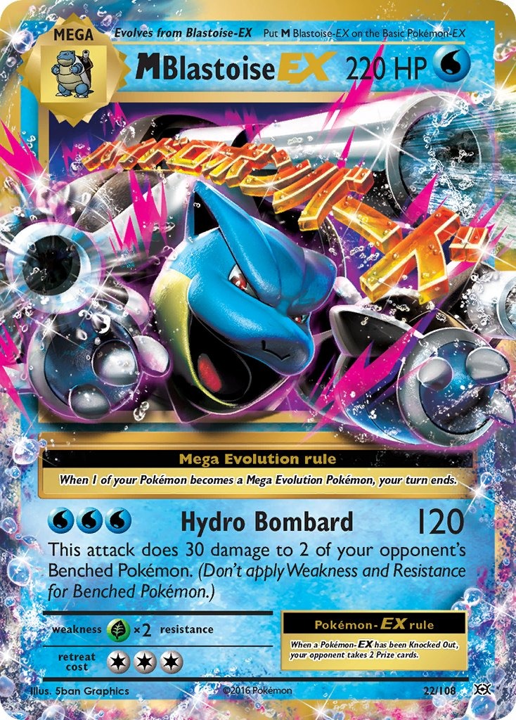 M Blastoise EX 22/108