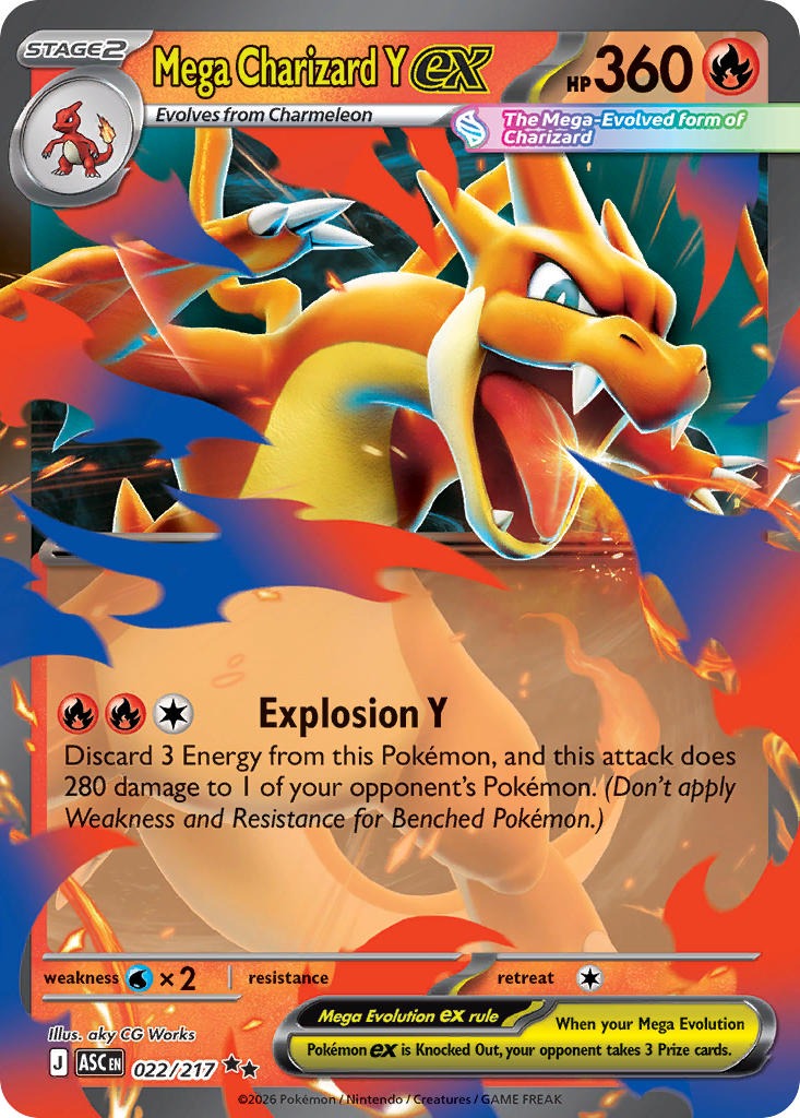 Mega Charizard Y ex 022/217