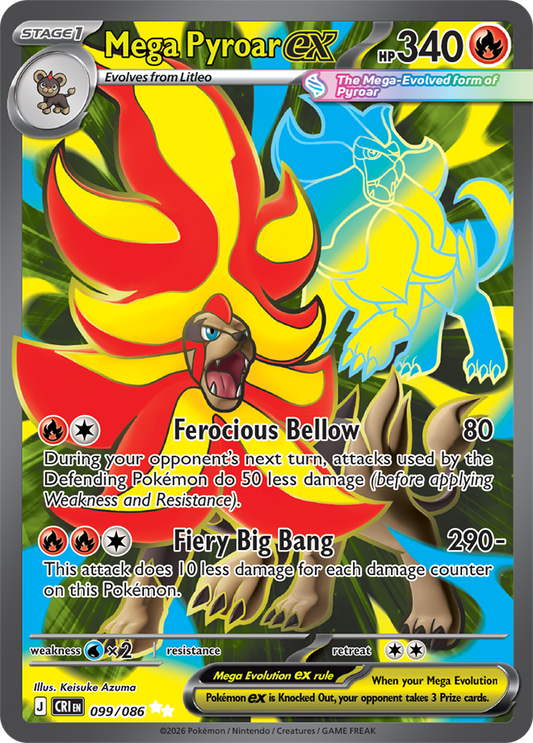 Mega Pyroar ex 099/086