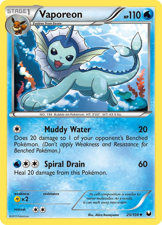 Vaporeon 25/108